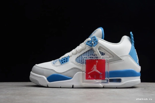 308497-105  Military Jordan 4 Retro 308497-105 Air Blue 0219